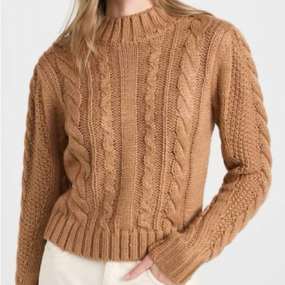 Z Supply Catya Sweater | Mock Neck Pullover | Size Large | Cozy Knit